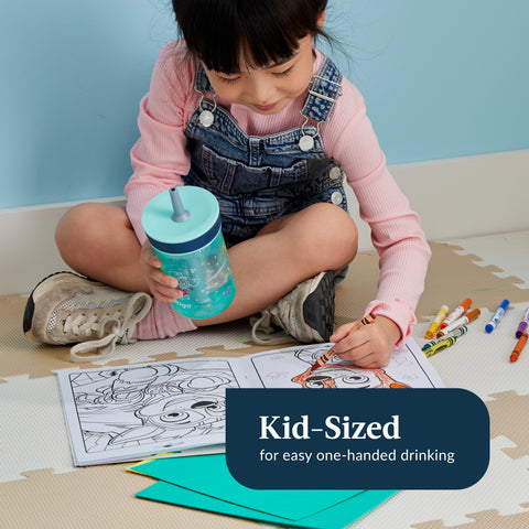Kids’ Leighton Straw Tumbler with Spill-Proof Lid, 14oz