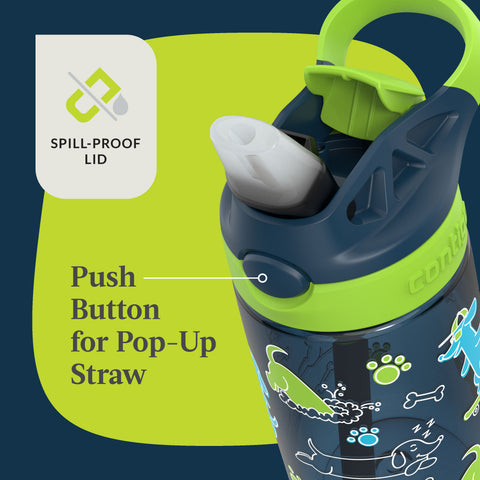 Contigo® Kids Water Bottle with Redesigned AUTOSPOUT® Straw, 14 oz