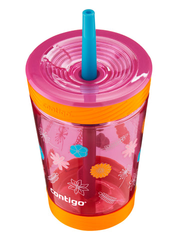Kids Spill-Proof Tumbler with Straw, 14oz
