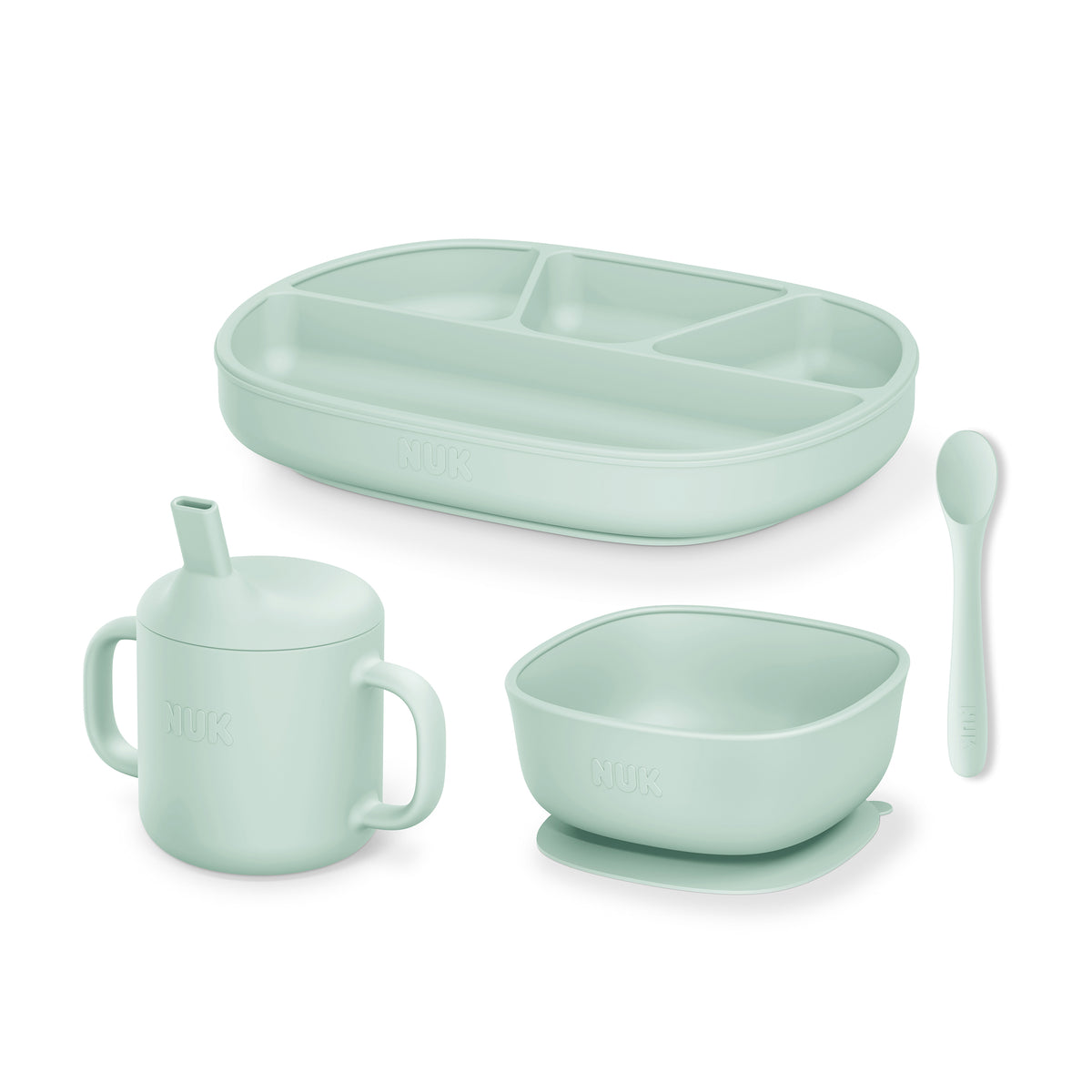 NUK® Perfect Match Silicone Tableware Bundle