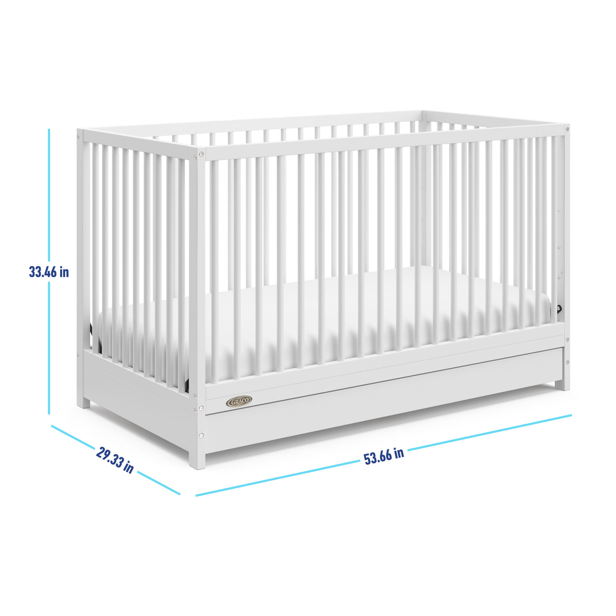 Teddi Convertible Crib With Drawer
