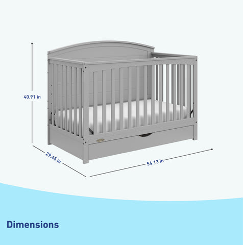 Bellwood Convertible Crib w/Drawer