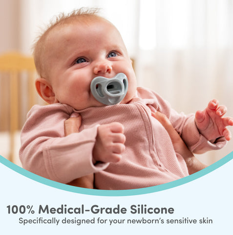 NUK® First Choice Comfy™ 100% Silicone Pacifier, 0-6 months