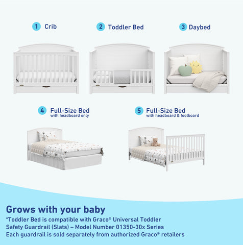 Bellwood Convertible Crib w/Drawer