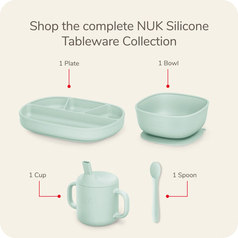 NUK® Perfect Match Silicone Tableware Bundle