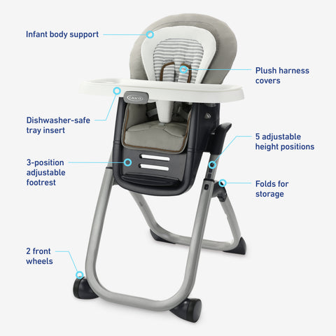 DuoDiner® DLX 6-in-1 Highchair