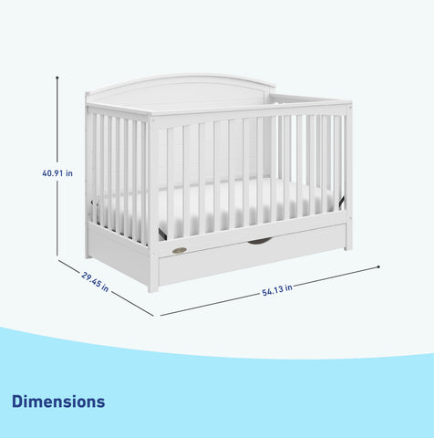 Bellwood Convertible Crib w/Drawer