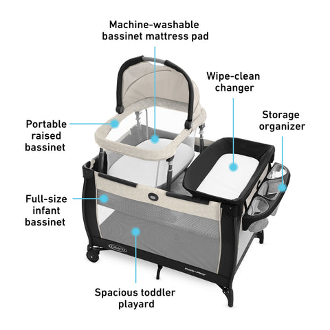 Pack 'n Play® Day2Dream™ Travel Bassinet Playard