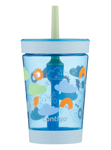 Kids Spill-Proof Tumbler with Straw, 14oz