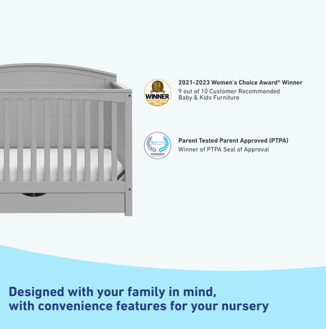 Bellwood Convertible Crib w/Drawer