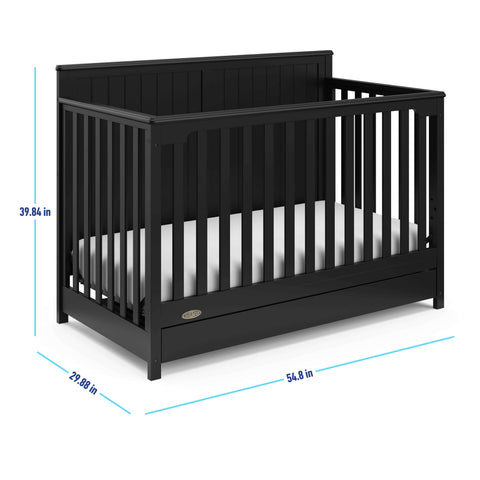 Hadley 4-in-1 Convertible Crib with Drawer