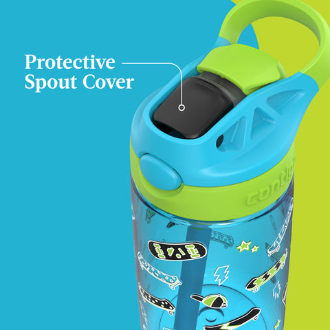 Contigo® Kids Water Bottle with Redesigned AUTOSPOUT® Straw, 14 oz