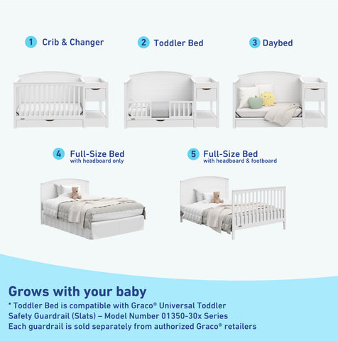 Bellwood Convertible Crib and Changer