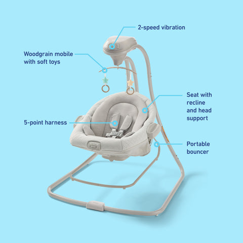 DuetConnect™ LX Baby Swing and Bouncer