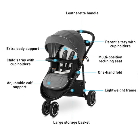 Modes™ 3 Lite Platinum Travel System