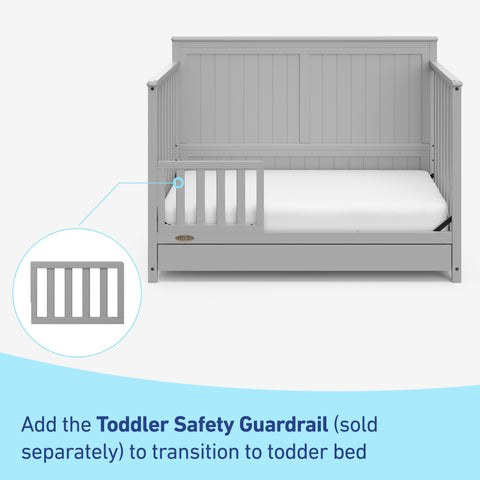 Hadley 4-in-1 Convertible Crib with Drawer