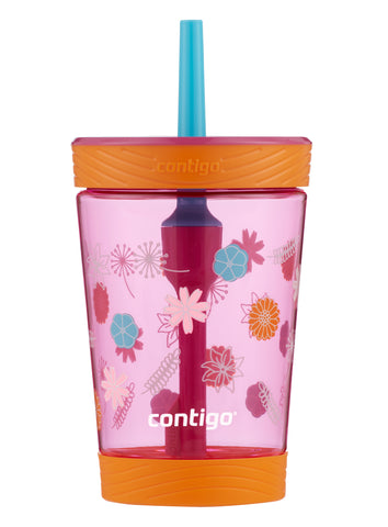 Kids Spill-Proof Tumbler with Straw, 14oz