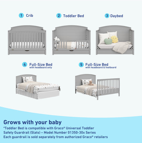 Bellwood Convertible Crib w/Drawer