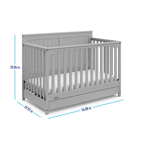 Hadley 4-in-1 Convertible Crib with Drawer