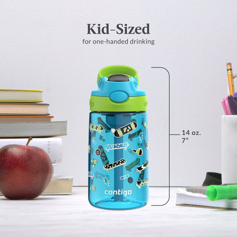 Contigo® Kids Water Bottle with Redesigned AUTOSPOUT® Straw, 14 oz