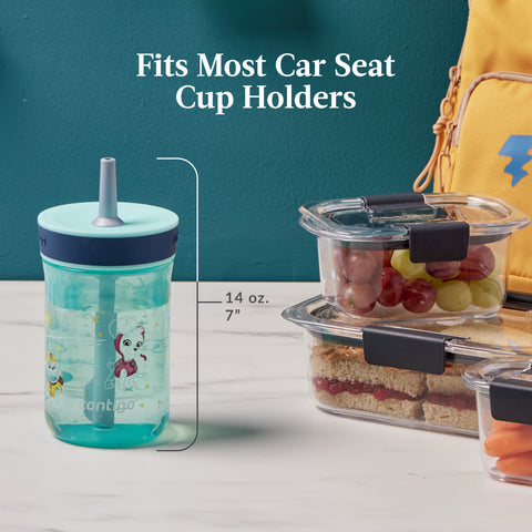 Kids’ Leighton Straw Tumbler with Spill-Proof Lid, 14oz