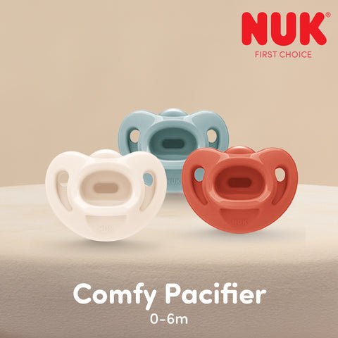 NUK® First Choice Comfy™ 100% Silicone Pacifier, 0-6 months